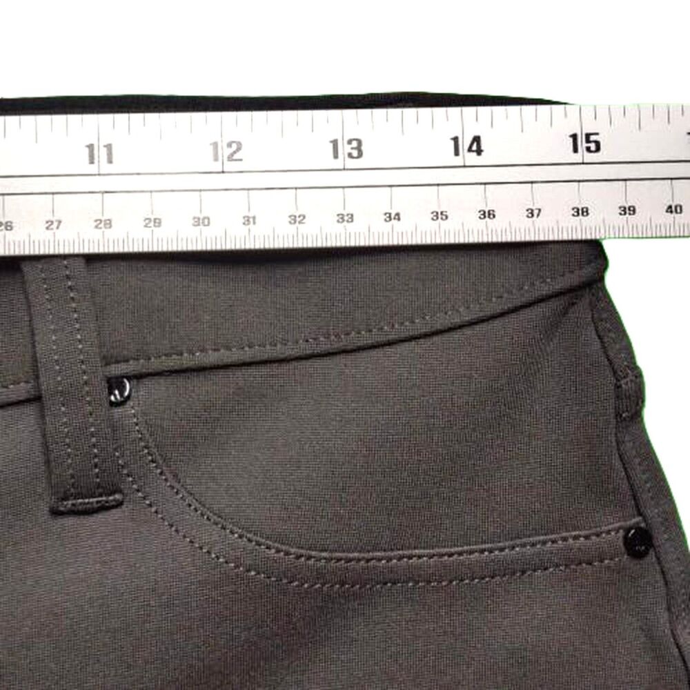 Calvin Klein Jeans Women’s Gray Slim Fit Stretch Pants Trousers Size 10 - Picture 7 of 8